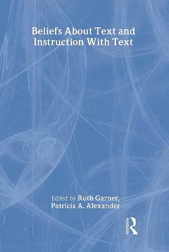 Beliefs About Text and Instruction With Text cover