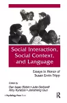 Social interaction, Social Context, and Language cover