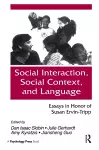 Social interaction, Social Context, and Language cover