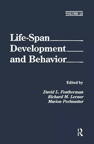 Life-Span Development and Behavior cover