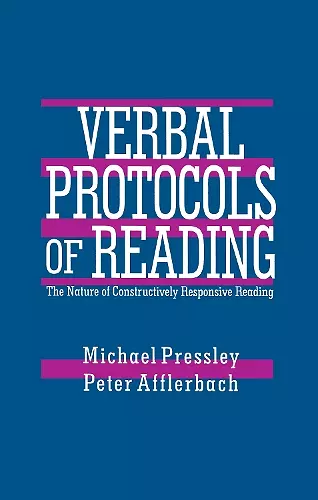 Verbal Protocols of Reading cover