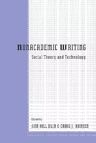 Nonacademic Writing cover