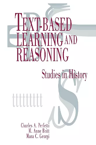 Text-based Learning and Reasoning cover