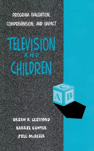 Television and Children cover