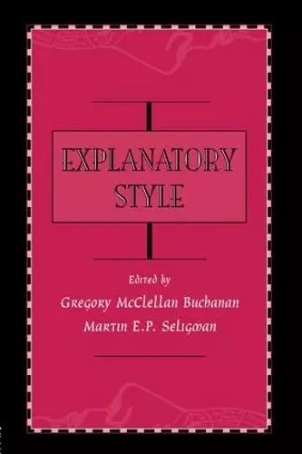 Explanatory Style cover