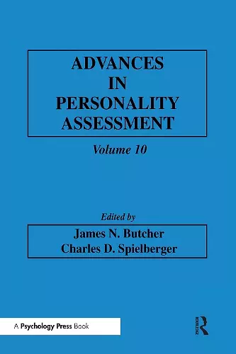 Advances in Personality Assessment cover