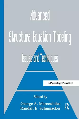 Advanced Structural Equation Modeling cover