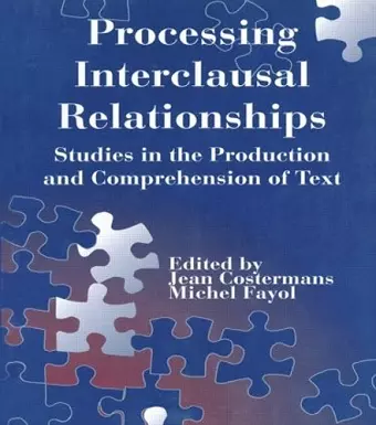 Processing interclausal Relationships cover