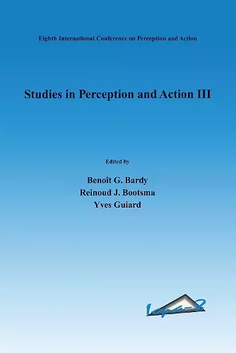 Studies in Perception and Action III cover