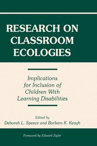 Research on Classroom Ecologies cover