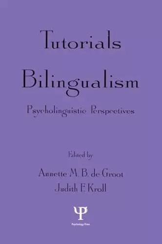 Tutorials in Bilingualism cover