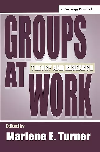 Groups at Work cover