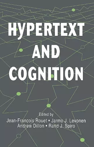 Hypertext and Cognition cover