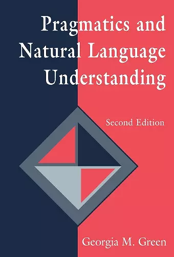 Pragmatics and Natural Language Understanding cover