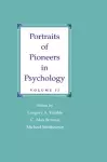 Portraits of Pioneers in Psychology cover