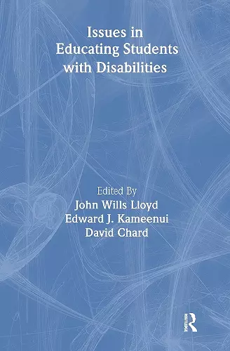 Issues in Educating Students With Disabilities cover