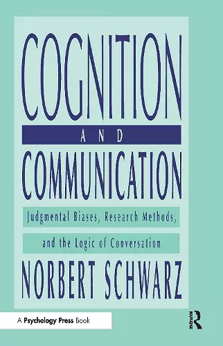 Cognition and Communication cover