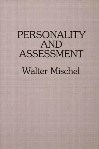 Personality and Assessment cover