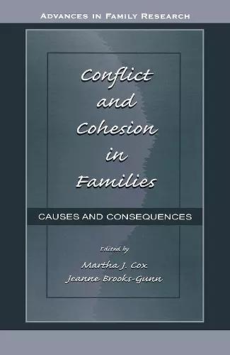 Conflict and Cohesion in Families cover