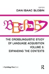 The Crosslinguistic Study of Language Acquisition cover