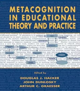 Metacognition in Educational Theory and Practice cover