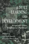 Adult Learning and Development cover