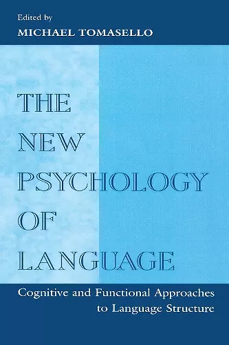 The New Psychology of Language cover