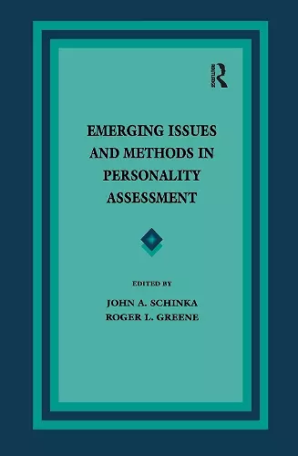 Emerging Issues and Methods in Personality Assessment cover