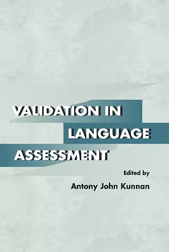 Validation in Language Assessment cover