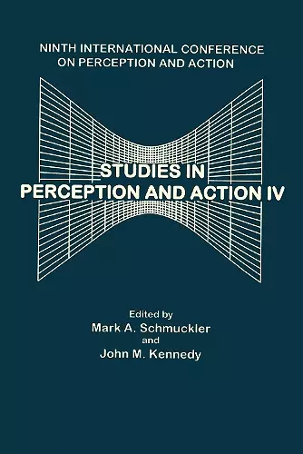 Studies in Perception and Action IV cover