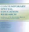 Contemporary Special Education Research cover