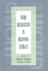 Word Recognition in Beginning Literacy cover