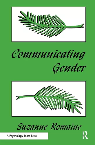 Communicating Gender cover