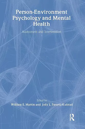 Person-Environment Psychology and Mental Health cover