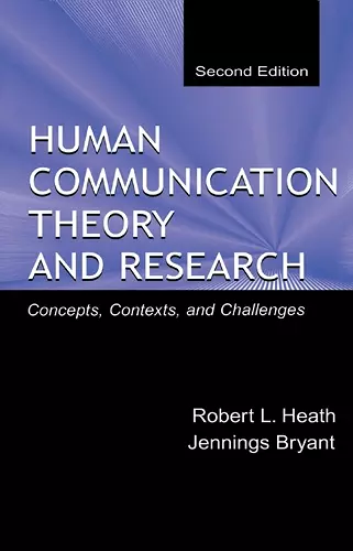 Human Communication Theory and Research cover