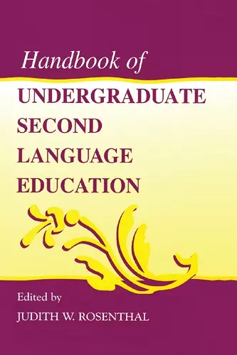 Handbook of Undergraduate Second Language Education cover