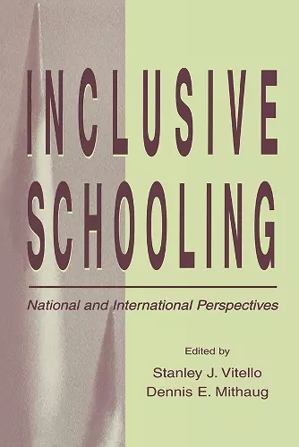 Inclusive Schooling cover