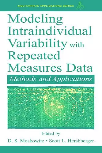 Modeling Intraindividual Variability With Repeated Measures Data cover