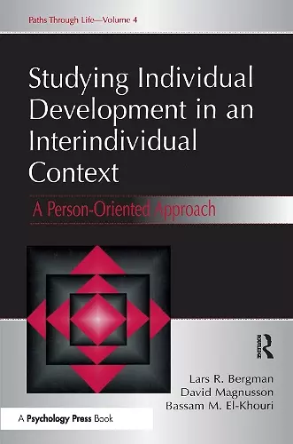 Studying individual Development in An interindividual Context cover