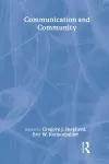 Communication and Community cover