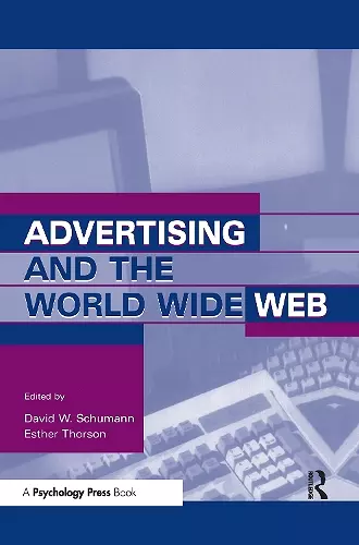 Advertising and the World Wide Web cover