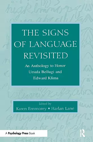 The Signs of Language Revisited cover