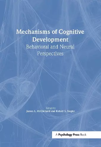 Mechanisms of Cognitive Development cover