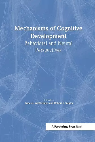 Mechanisms of Cognitive Development cover