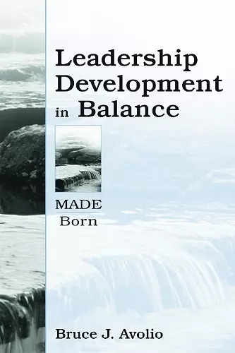 Leadership Development in Balance cover