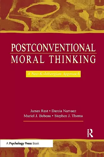 Postconventional Moral Thinking cover