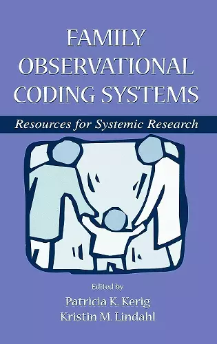 Family Observational Coding Systems cover