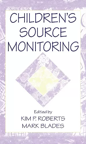 Children's Source Monitoring cover