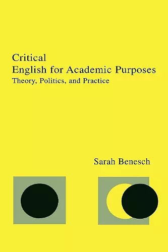 Critical English for Academic Purposes cover