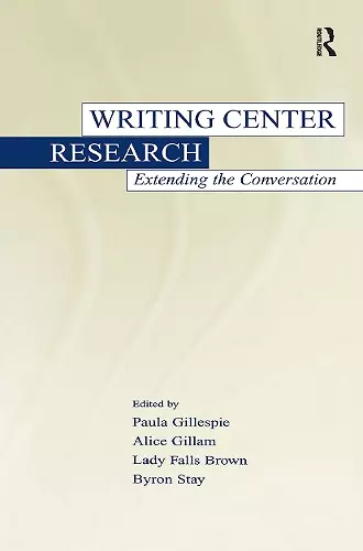 Writing Center Research cover